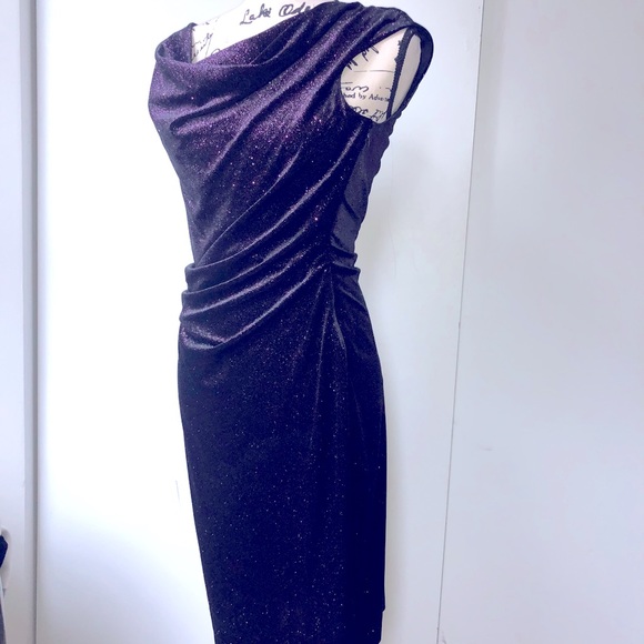 JH Collectibles Dresses & Skirts - JH Evening Bombshell Purple Sparkle Dress Sz 10